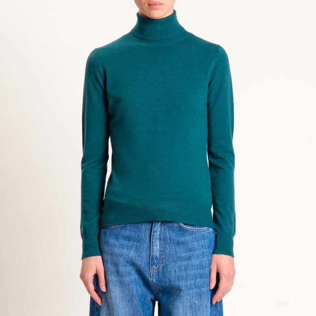 Zeroassoluto-Maglia collo alto - VERDE