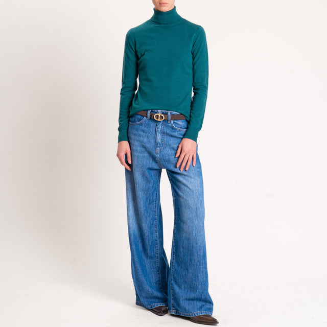 Zeroassoluto-Maglia collo alto - VERDE