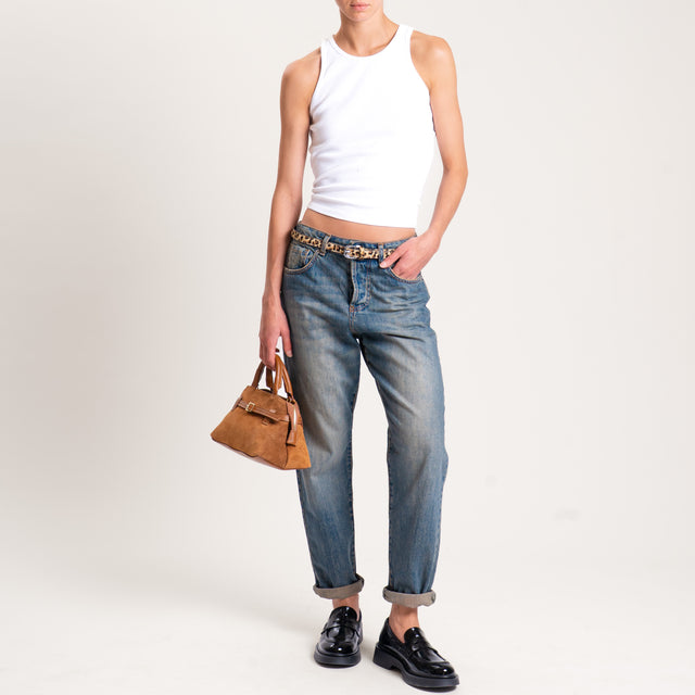 Zeroassoluto-Jeans ISA boyfriend - denim lavaggio tè