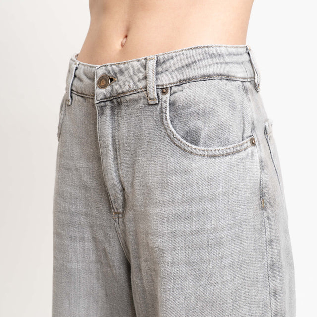 Zeroassoluto-Jeans JANKA wide leg tela slegata light - grey