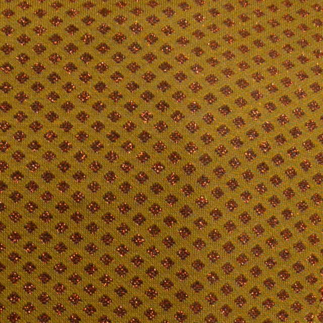 Zeroassoluto-Giacca JIN elasticizzata - mini rombi lurex olio/rame