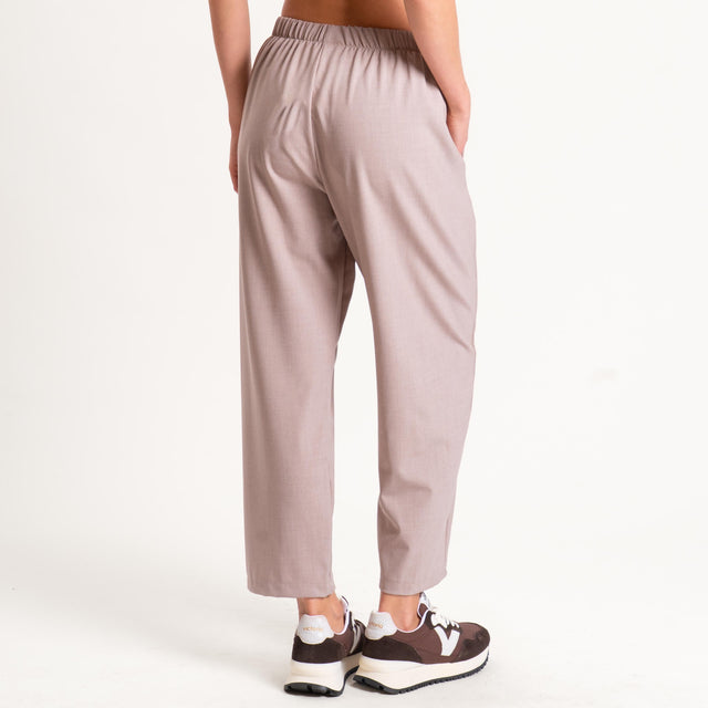 Zeroassoluto-Pantalone LIANA comfort elasticizzato - beige