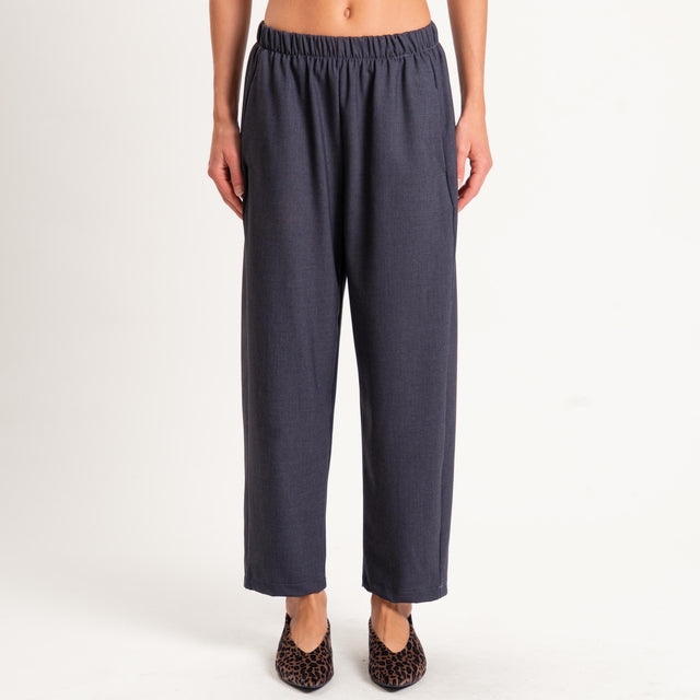 Zeroassoluto-Pantalone LIANA comfort elasticizzato - antracite