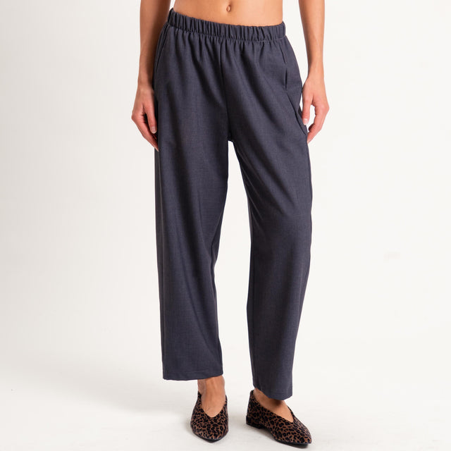 Zeroassoluto-Pantalone LIANA comfort elasticizzato - antracite