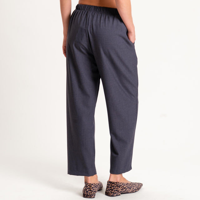 Zeroassoluto-Pantalone LIANA comfort elasticizzato - antracite