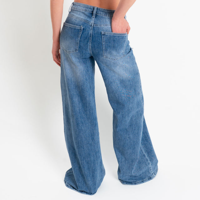 Zeroassoluto-Jeans LONDON wide leg - denim