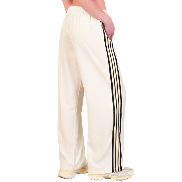 Zeroassoluto-Pantalone LORIS tessuto fluido banda - latte