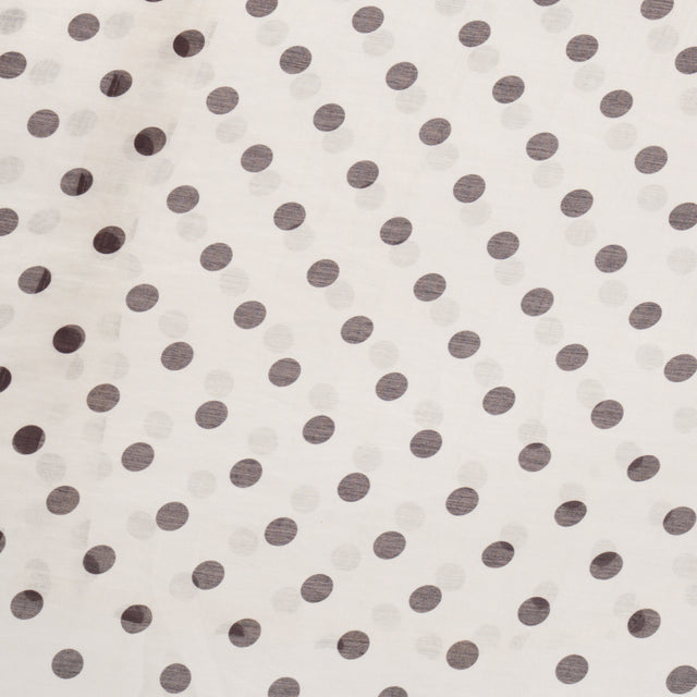 Zeroassoluto-Camicia MIA fantasia in mussola LYOCELL FIBRA NATURALE - pois latte/moro