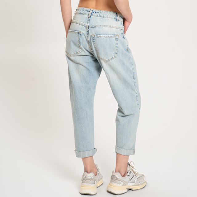 Zeroassoluto-Jeans MORGANA boyfriend - denim chiaro