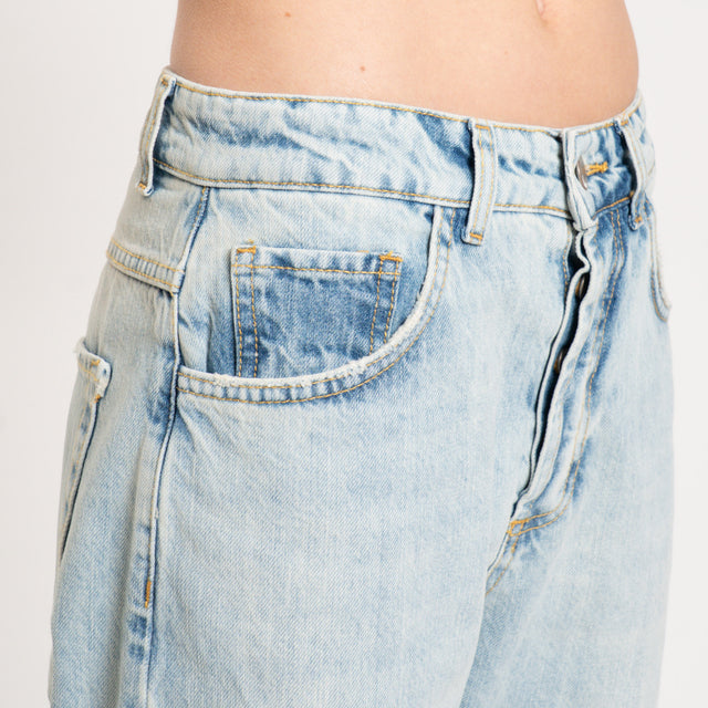 Zeroassoluto-Jeans MORGANA boyfriend - denim chiaro