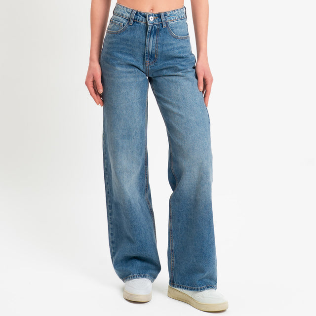 Zeroassoluto-Jeans NEW YORK wide leg fit - denim