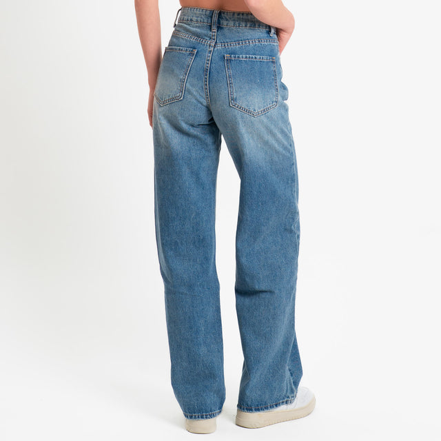 Zeroassoluto-Jeans NEW YORK wide leg fit - denim