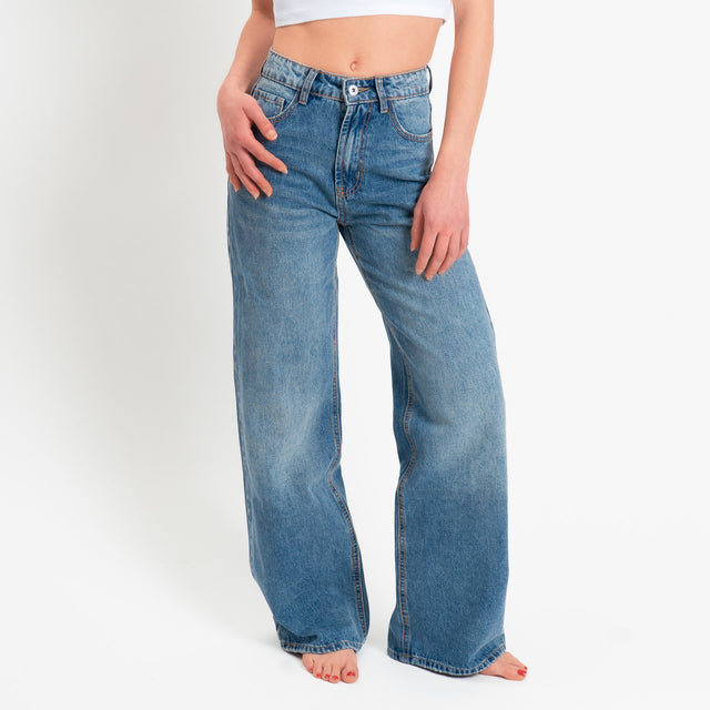 Zeroassoluto-Jeans NEW YORK wide leg fit - denim