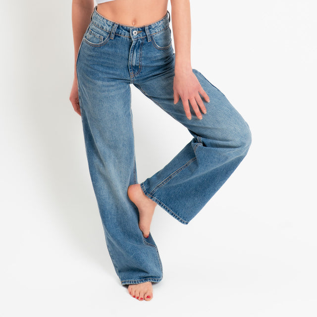Zeroassoluto-Jeans NEW YORK wide leg fit - denim