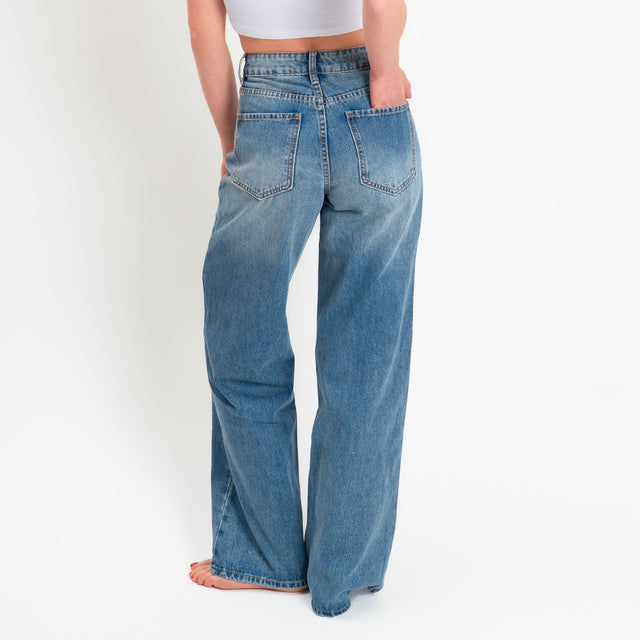 Zeroassoluto-Jeans NEW YORK wide leg fit - denim