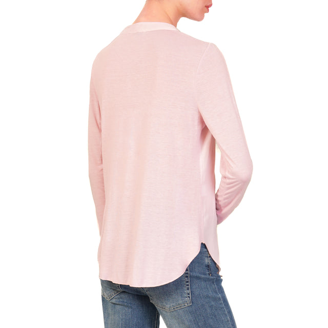 Camisa Chester de tejido doble Zeroassoluto - rosa