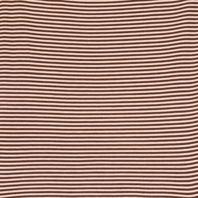 Zeroassoluto-T-shirt CLOE righe in jersey - moro/rosa