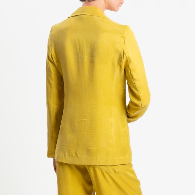 Zeroassoluto-Giacca destrutturata cupro lyocell fibra naturale - girasole