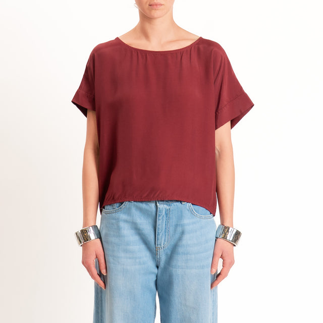 Zeroassoluto-Blusa scatolina 100% viscosa - india
