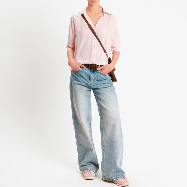 Zeroassoluto-Camicia CLAY MANO SETA - candy