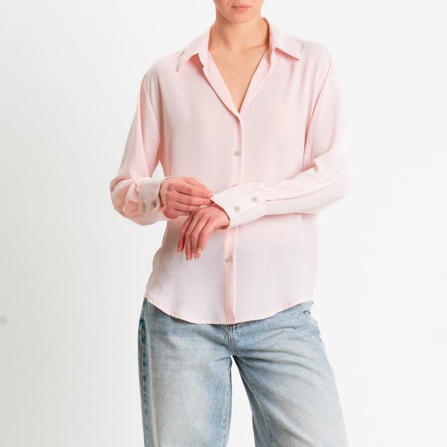 Zeroassoluto-Camicia CLAY MANO SETA - candy