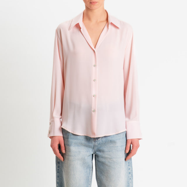 Zeroassoluto-Camicia CLAY MANO SETA - candy