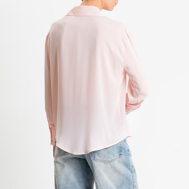 Zeroassoluto-Camicia CLAY MANO SETA - candy