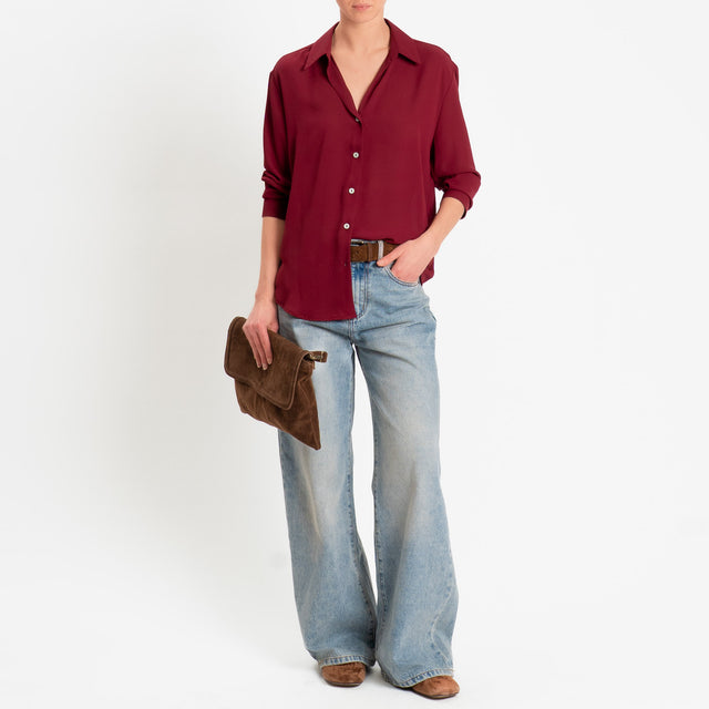 Zeroassoluto-Camicia CLAY MANO SETA - india