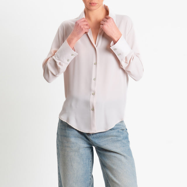 Zeroassoluto-Camicia CLAY MANO SETA - peach