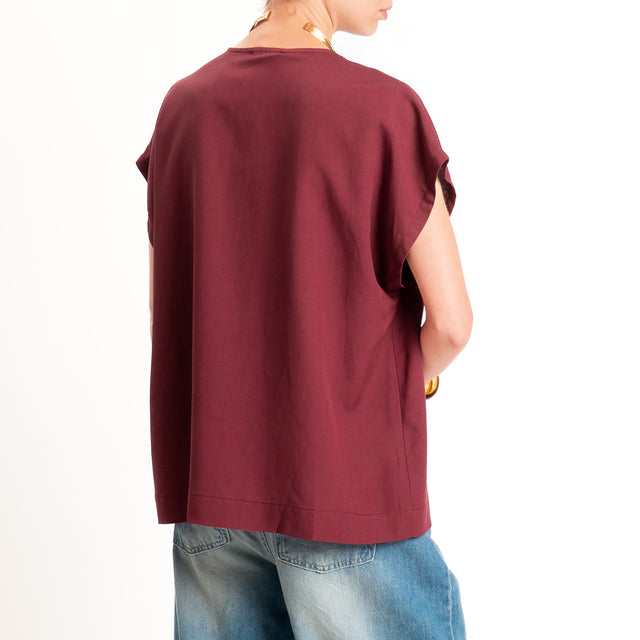 Zeroassoluto-Camicia COSTY misto lino - vino