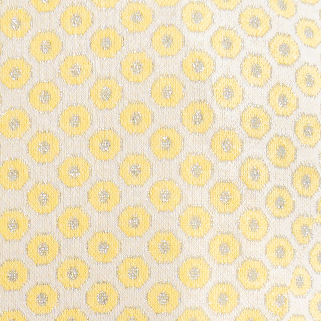 Zeroassoluto-Giacca JIN elasticizzata - ottagono lurex sand/yellow/argento