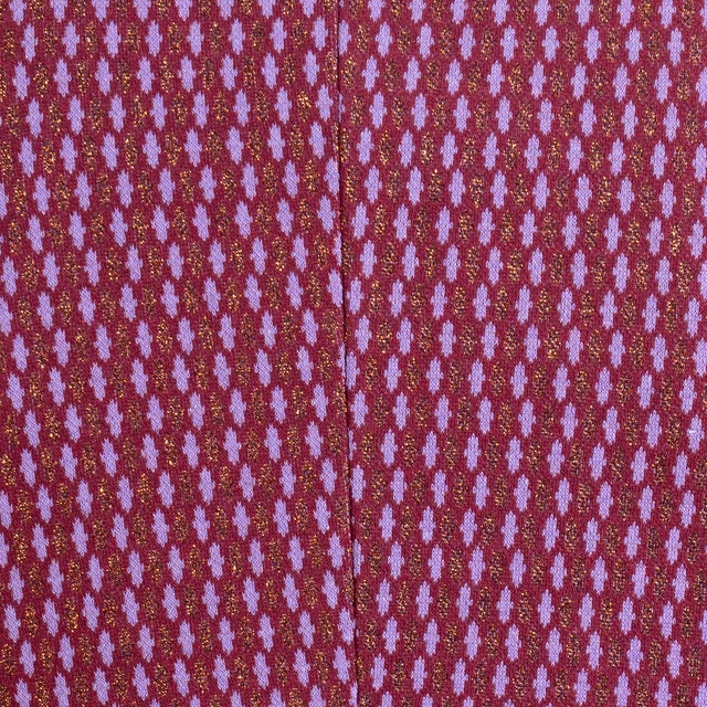 Zeroassoluto-Giacca JIN elasticizzata - marocco lurex vino/lavanda/rame
