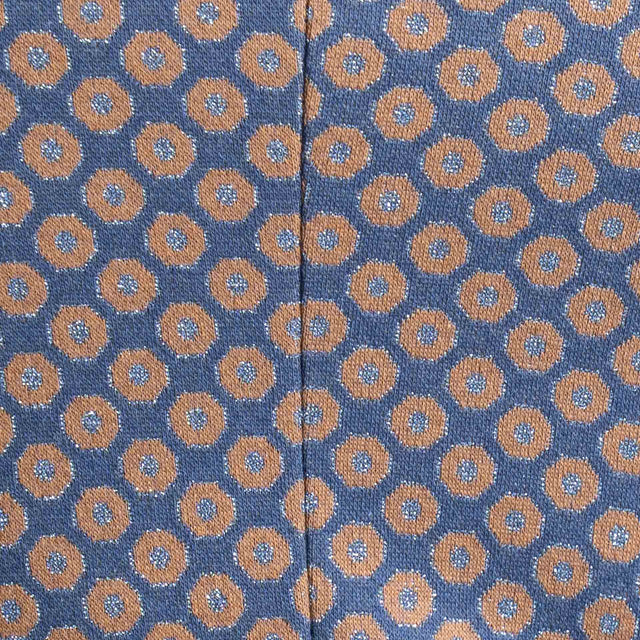 Zeroassoluto-Giacca JIN elasticizzata - ottagono lurex blu/biscotto/jeans