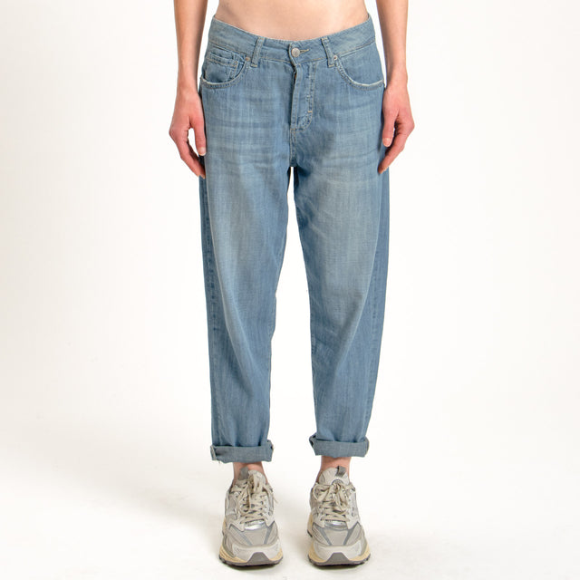 Zeroassoluto-Jeans KACY boyfriend tela relaxed lig - denim