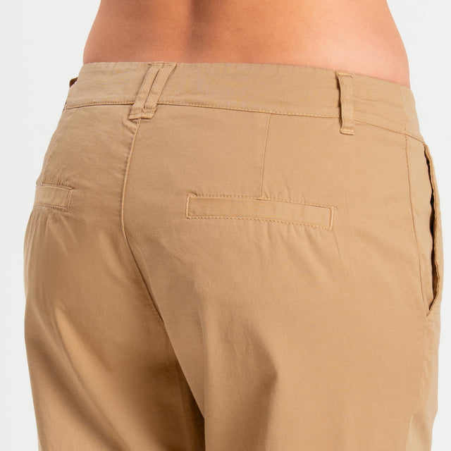 Zeroassoluto- Pantalone LOIS chino cotone elastici - miele
