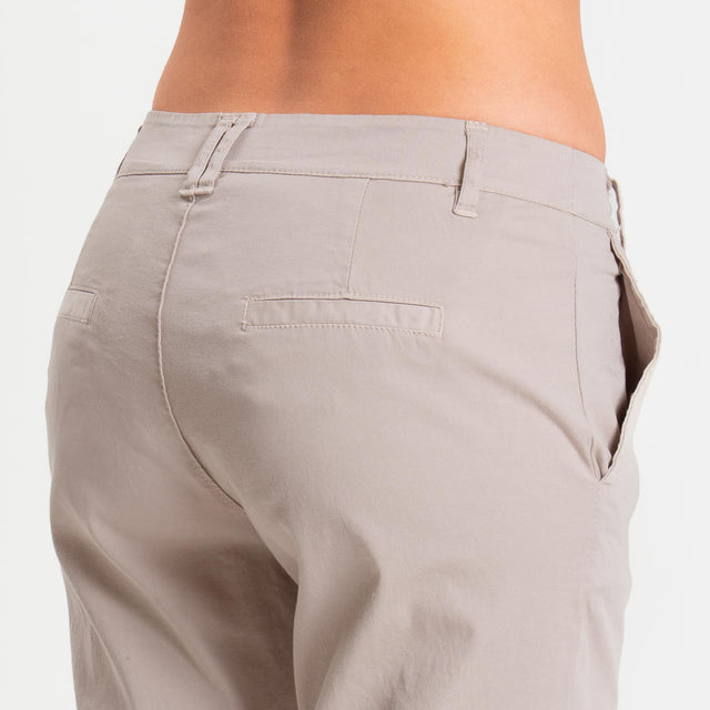 Zeroassoluto- Pantalone LOIS chino cotone elastici - nude