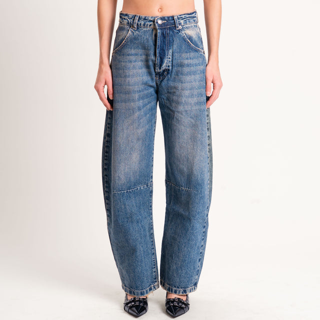 Zeroassoluto-Jeans RHEA barrel fit - denim