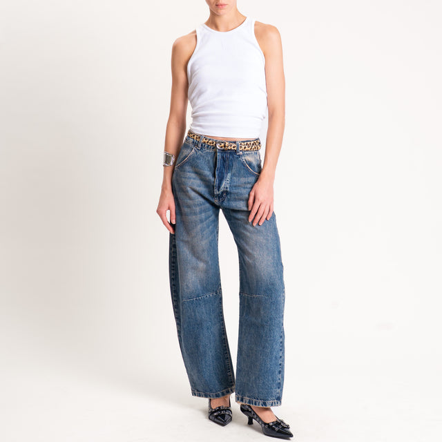 Zeroassoluto-Jeans RHEA barrel fit - denim