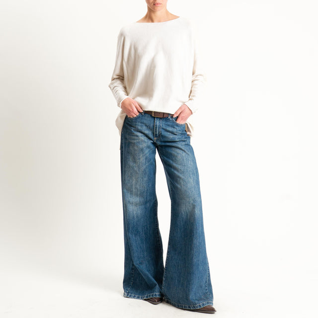 Zeroassoluto-Maglia over spacchi laterali - gesso