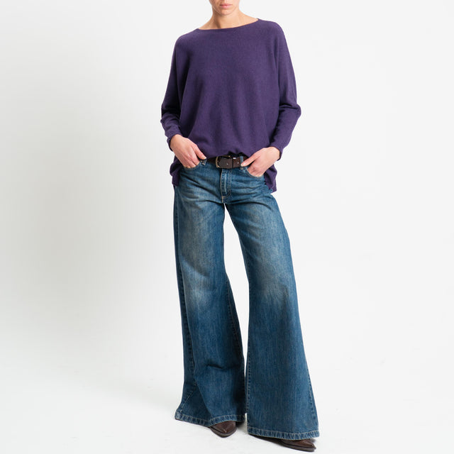 Zeroassoluto-Maglia over spacchi laterali - uva