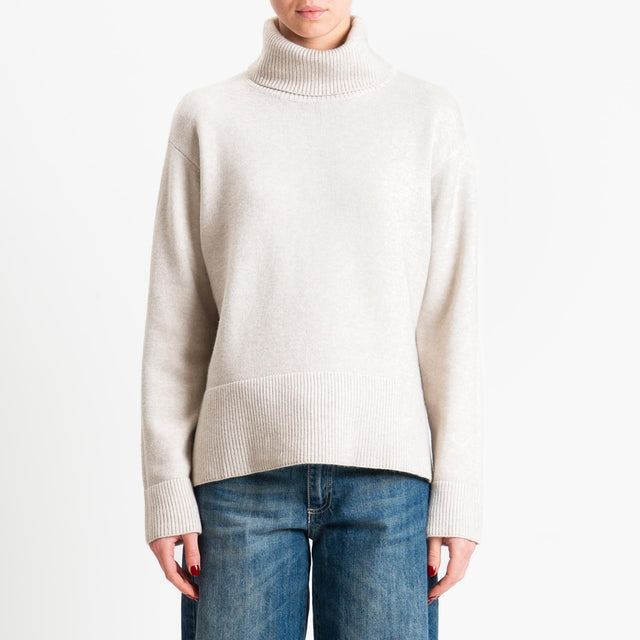 Zeroassoluto-Maglia scatola collo ad anello cannfondo cannolé olé - cacha