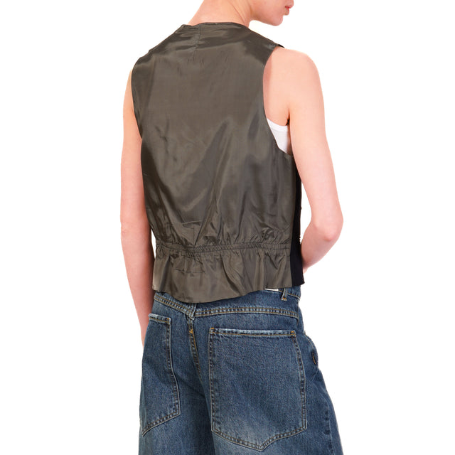 Vicolo-Gilet vintage reburn LIMITED EDITION - blu