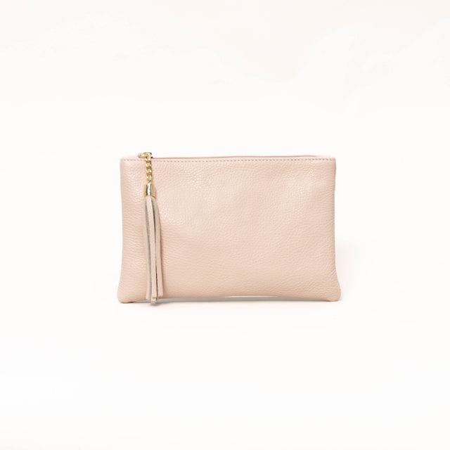 W by whitemood- Pochette con nappine - cipria