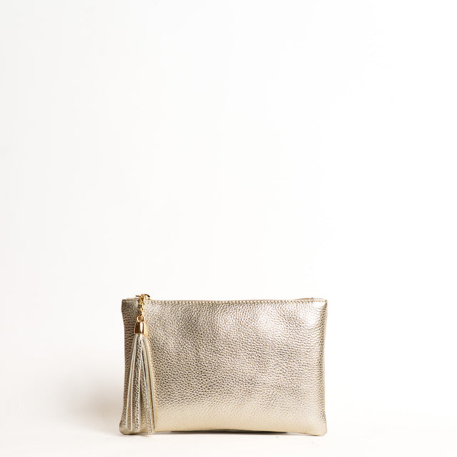 W by whitemood- Pochette con nappine - gold