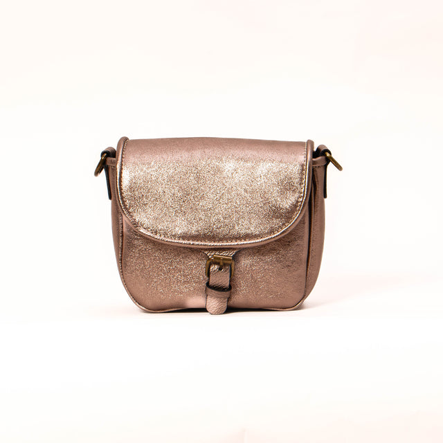 W by Whitemood-Tolfina in pelle - laminato bronzo