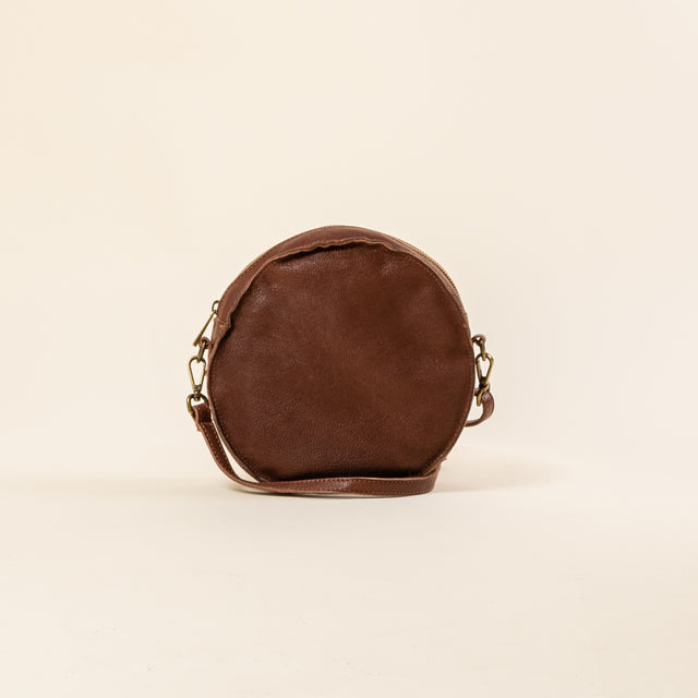 zeroassoluto-tambourine bag - chocolate