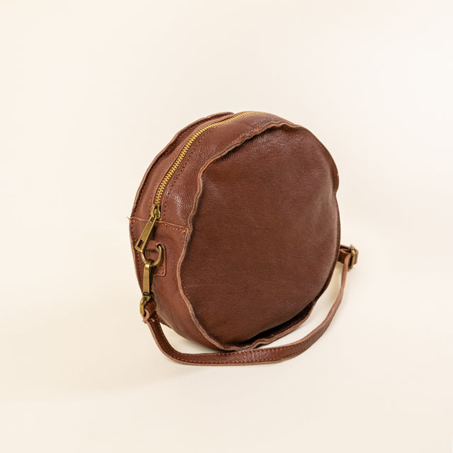 zeroassoluto-tambourine bag - chocolate