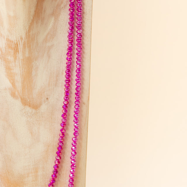 W by white mood-Necklace - fuchsia