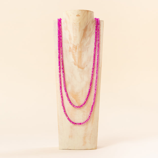 W by white mood-Necklace - fuchsia
