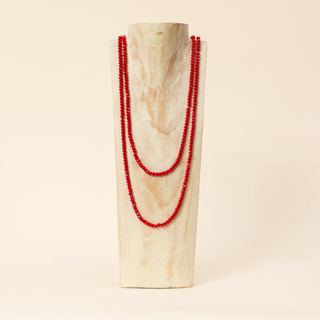 W by white mood-Necklace - red